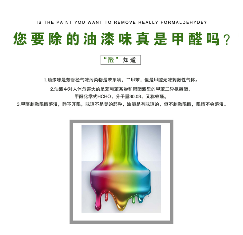 新绿快光催化强力油漆除味剂