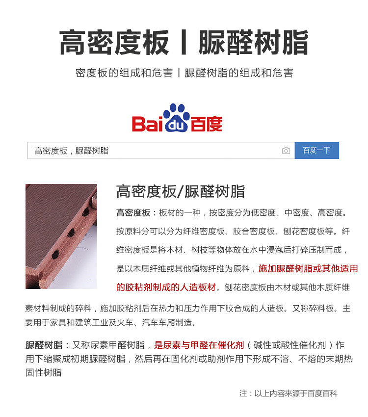 高密度板，脲醛树脂，密度板的组成和危害，脲醛树脂的组成和危害