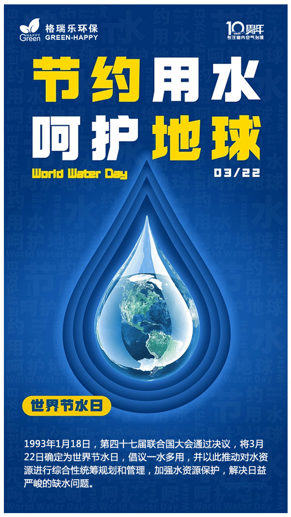 世界水日,节约用水,保护水资源