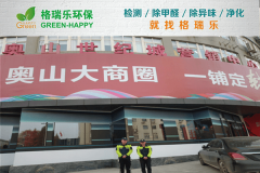 <b>奥山世纪城营销中心除甲醛案例：格瑞乐环保打造健康办</b>