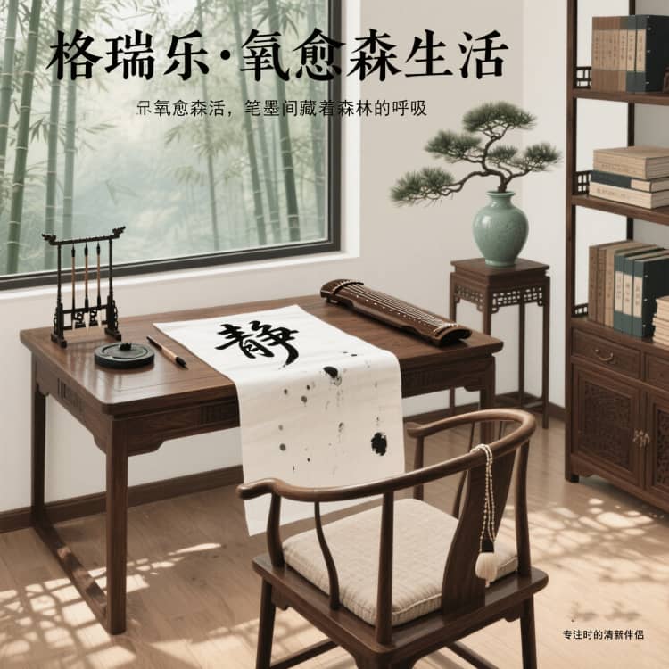 格瑞乐・氧愈森活 - 书房空气净化解决方案
