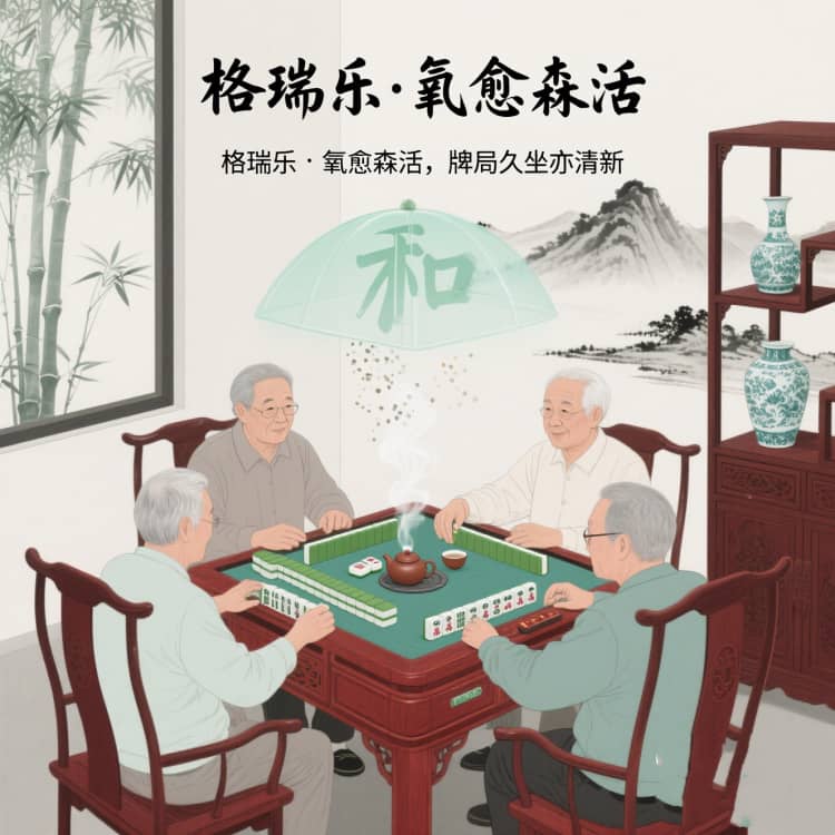 格瑞乐・氧愈森活 - 棋牌室空气净化解决方案：让每一局博弈都萦绕清新鲜活