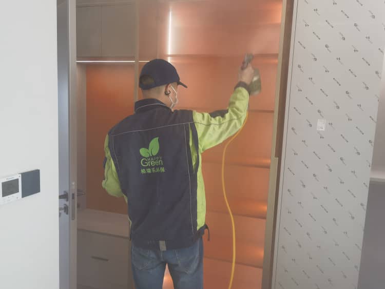 蔡甸除甲醛：格瑞乐蛮扎实！